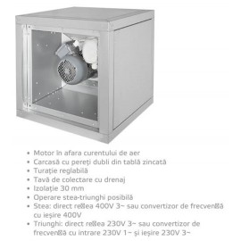Ventilator de bucatarie profesional  RUCK MPC 500 E4 T22
